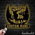 thumbnail image 2 of Handmadetneonsign Elk Forest Metal Wall Art, Elk Forest Metal Sign Wall Decor, Elk Metal Wall Decor, 2 of 5