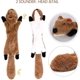 thumbnail image 3 of Paquete de 3 juguetes para masticar con sonido para perros, sin relleno, juguete para perros, juguete Animal de peluche para regalo pequeño, 3 of 5