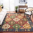 thumbnail image 2 of SAFAVIEH Heritage Darius Tribal Wool Area Rug, Red/Blue, 9' x 12', 2 of 10