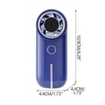thumbnail image 3 of Mini ventilador portátil USB recargable con pantalla digital, 100 velocidades de viento, funcionamiento silencioso, diseño compacto y portátil para viajes, oficina y uso al aire libre., 3 of 6