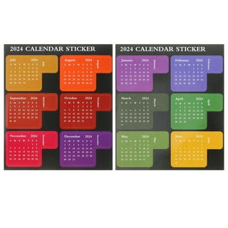 NOLITOY 5 Sets Account Monthly tabs for Planners Label Calendar Stickers  Label Sticker Adhesive Indexes Label Monthly Stickers for Planners