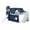Navy-Stairway, variant on Aukfa Full Size Loft Bed with Slide - Princess Castle Bed with Tent and Tower for Kids Girls - Pink