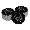 thumbnail image 1 of Inkdotpot Thank You Bridal Shower Bottle Tag Real Silver Foil Favor Hang Tags Pack Of 50, 1 of 7