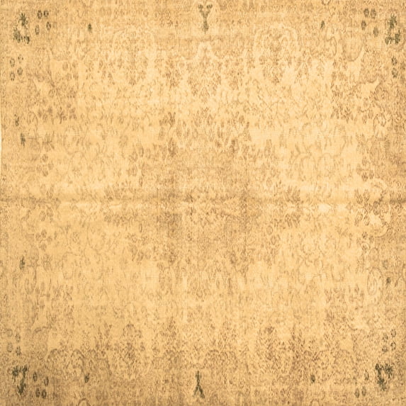 Ahgly Company Indoor Square Persian Brown Traditional Area Rugs, 6' Square
