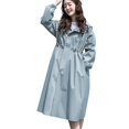 thumbnail image 1 of Lady Long Raincoat Lightweight Waterproof Reusable Hooded Raincoat For Outdoor, 1 of 1