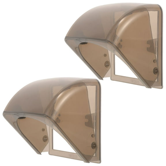 HOMEMAXS 2 Pcs Waterproof Box Cover Cord Ac Covers for outside