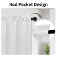 thumbnail image 2 of Cortinas Blackout para Puerta Color Blanco Casual 132x102 cm 1 Panel, 2 of 7