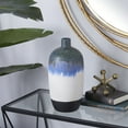 thumbnail image 5 of DecMode 13" Handmade White Ceramic Vase with Dripping Effect, 5 of 8