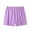 Purple, variant on purcolt Women's Cotton Underwear Boxer Briefs Loose Soft Panties High Wasit Briefs For Middle Elderly Ladies
