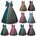 thumbnail image 4 of Lovskoo 2024 Gothic Renaissance Dress for Women Long Dress Party Women's Medieval Rococo Masquerade Ball Gown Blue, 4 of 4