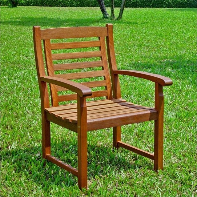 International Caravan Chaise de Jardin en Acacia (Lot de 2)