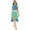 Green&Blue, variant on TiaoBug Womens Color Block Sleeveless Praise Dance Dress Sleeveless Tunics Liturgical Dancewear Blue S