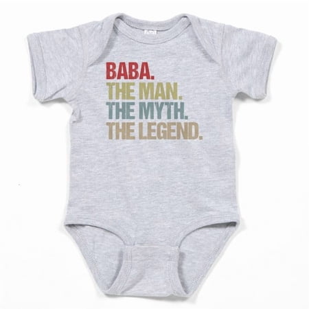CafePress - Baba The Man Myth Legend Father's Day Gift Idea - Cute Infant Baby Bodysuit Romper
