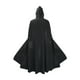 thumbnail image 3 of Capa medieval con capucha para cosplay, capa de mago de longitud completa, capa de , accesorios de disfraz para mujeres y hombres, fiesta y Negro, 3 of 8