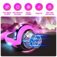 thumbnail image 4 of Hoverboard, 6.5" Hover Board with Bluetooth and LED Lights, 300W Powerful Motor, 6-10MPH Max Speed Electric Scooter, 4 of 6