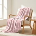 thumbnail image 2 of Ameha Fleece Blanket – Soft Plush Lightweight Cozy Blanket, All Season Warm Microfiber, Machine Washable, Twin Pink, 2 of 7