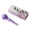 Violet, variante sur Tong Appareil de Massage 2 en 1 à Poignée Détachable Relaxation Musculaire Yoga pour Mise en Forme des Épaules Cou Taille et Dos Rouleau Dynamique de Mise en Forme et de Yoga pour Massage après Entraînement Libération des Tissus