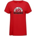 thumbnail image 2 of Women's Levelwear  Red New Jersey Devils Influx Banner Arch T-Shirt, 2 of 3