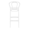 thumbnail image 5 of Compamia Victor Tabouret de Bar Contemporain pour Intérieur et Extérieur - Ensemble de 1, Blanc, 5 of 5