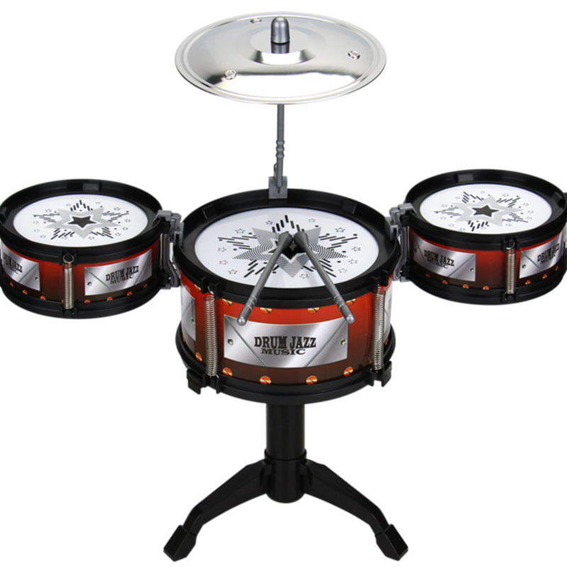 Kaimu Kids Toy Jazz Drum Kit Musical Instrument Toy Early Educational Toy Drums & Percussion 