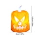 thumbnail image 3 of Farol de calabaza de Halloween | Decoración con luz de vela LED | Lanterna Electrónica Luminosa | Plástico naranja | Reutilizable | 1 Lámpara | 7,5x5x5cm | Decoración de la fiesta, 3 of 6