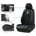 thumbnail image 2 of Coverado 5 Seats Breathable Black Seat Covers Set for Cars, Leather & Fabric Front and Back Auto Seat Protectors Full Set, Car Interior Universal Fit Most Sedans SUV Pickup Trucks, 2 of 7