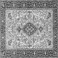 thumbnail image 1 of Ahgly Company Indoor Square Persian Gray Traditional Area Rugs, 5' Square, 1 of 1