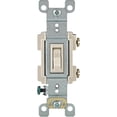 thumbnail image 1 of Interruptor Leviton 204-RS115-TCP 15 A 120 V, color almendra claro, 1 of 1