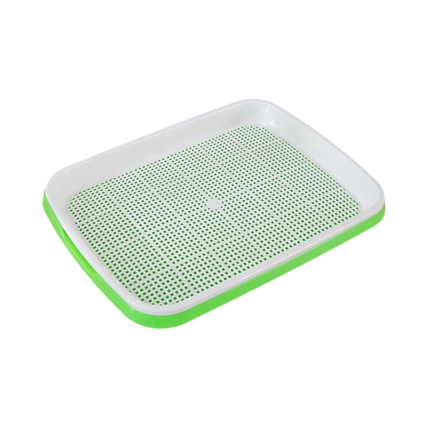 Bandeja germinadora multiusos para jardinería, herramienta resistente para el hogar. Bandeja poco profunda