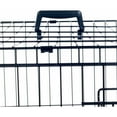 thumbnail image 2 of Petmaker Double Door Foldable Dog Crate, Black, 19"L, 2 of 6