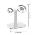 thumbnail image 3 of Methold Soporte de carga Reloj inteligente de Teléfono celular Soporte de inalámbrico Relojes inteligentes Plata, 3 of 6