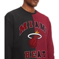 thumbnail image 3 of Men's Tommy Jeans Black/Red Miami Heat Keith Split Pullover Sweatshirt, 3 of 3