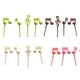 thumbnail image 2 of Injueey Pack of 16 Musical Note Fruit Forks Random Strawberry Color Picks Portable Camping Vegetable Accessories Kitchen Snack 2piezas, 2 of 6