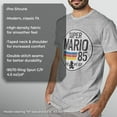 thumbnail image 6 of Men's Nintendo Super Mario Retro Rainbow Ring  Graphic Tee Athletic Heather 3X Large, 6 of 10