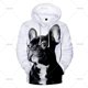 thumbnail image 3 of Sudadera con capucha de bulldog francés para hombre, sudadera con estampado 3D de perro, sudadera informal holgada de gran tamaño, chaqueta, ropa de calle para hombre, 3 of 5