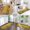 Endless Expanse of Yellow, variant on Vintage Modern Runner Rug,Non Slip Machine Washable 72"x23.5" Polyester Material Pet-Friendly Durable,Applicable to Entryway Rug Living Room Rug Vivid Colors