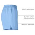 thumbnail image 4 of Shorts Soffe para Niñas Authentic Cheer Azul Claro, 4 of 9