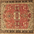 thumbnail image 1 of Ahgly Company Indoor Square Persian Brown Traditional Area Rugs, 4' Square, 1 of 4