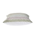 thumbnail image 4 of Ox Bay Ariya Green/Purple Chevron Cotton Adult Decorative Throw Pillow, 4 of 7