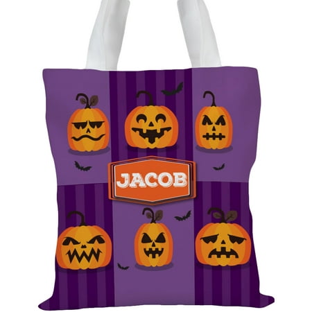 Custom Kids Happy Halloween Tote Bag, Sizes 11