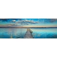 thumbnail image 3 of Krahmer, Frank 14x7 Black Modern Framed Museum Art Print Titled - Boat ramp and filigree clouds, Bavaria, Germany, 3 of 5