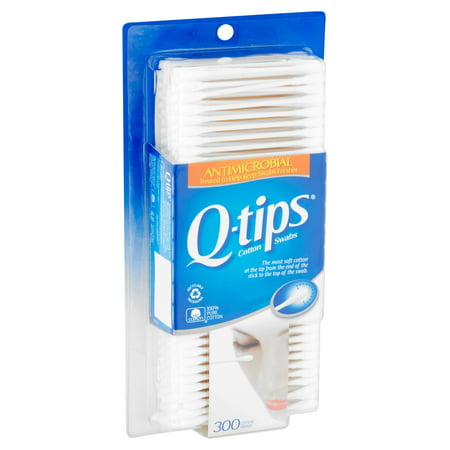 Q-tips Anti Microbial Cotton Swabs, 300 ct - Best Beauty ...