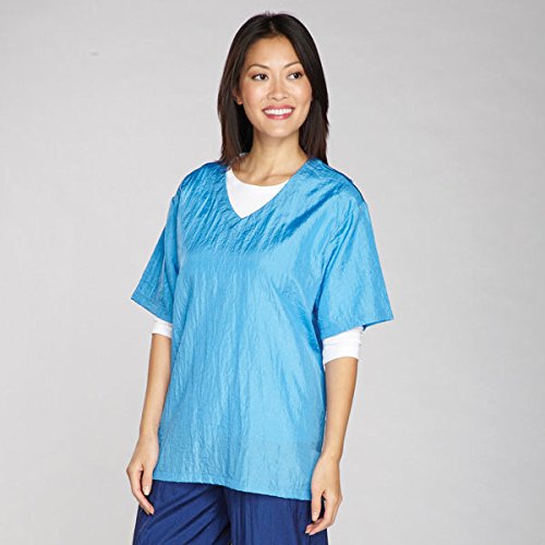 V Neck Grooming Smocks and Contrast Trim Tops Water Repellant Stylist