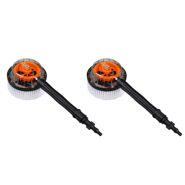 2 x cepillos redondos giratorios para K2/K3/K4/K5/K6/K7, lavado de autos, limpieza rígida L'