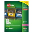 thumbnail image 2 of Avery Durable White Cover Up ID Labels for Laser Printers, 0.67" x 1.75", Pack of 3000 (61533), 2 of 2
