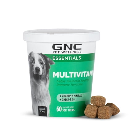 GNC Pet Wellness Essentials Dog Multivitamin Supplement  Soft Chews