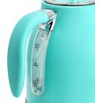 1.8 Quart Electric Tea Kettle and 2 Slice Toaster Combo, Turquoise ...