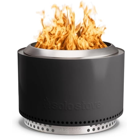 Solo Stove Yukon 2.0, 27" Smokeless Fire Pit with Stand, Wood Burning Fireplace, Ash