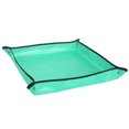 thumbnail image 1 of Plant Repotting Floor Mat Transplanting Dirty Catcher Succulent Potting Tarp (Green 10cmx10cm), 1 of 8
