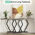 thumbnail image 4 of Tribesigns 70.9" Console Table for Living Room, Narrow Long Sofa Table with Heavy Duty Metal Frame, 4 of 6